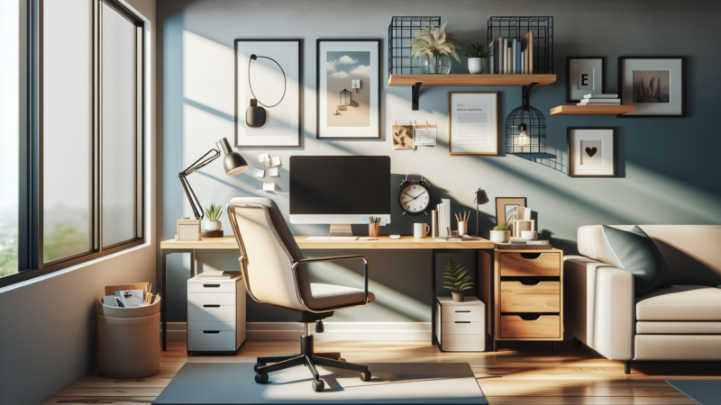 Como montar um setup de home office ergonômico e produtivo.