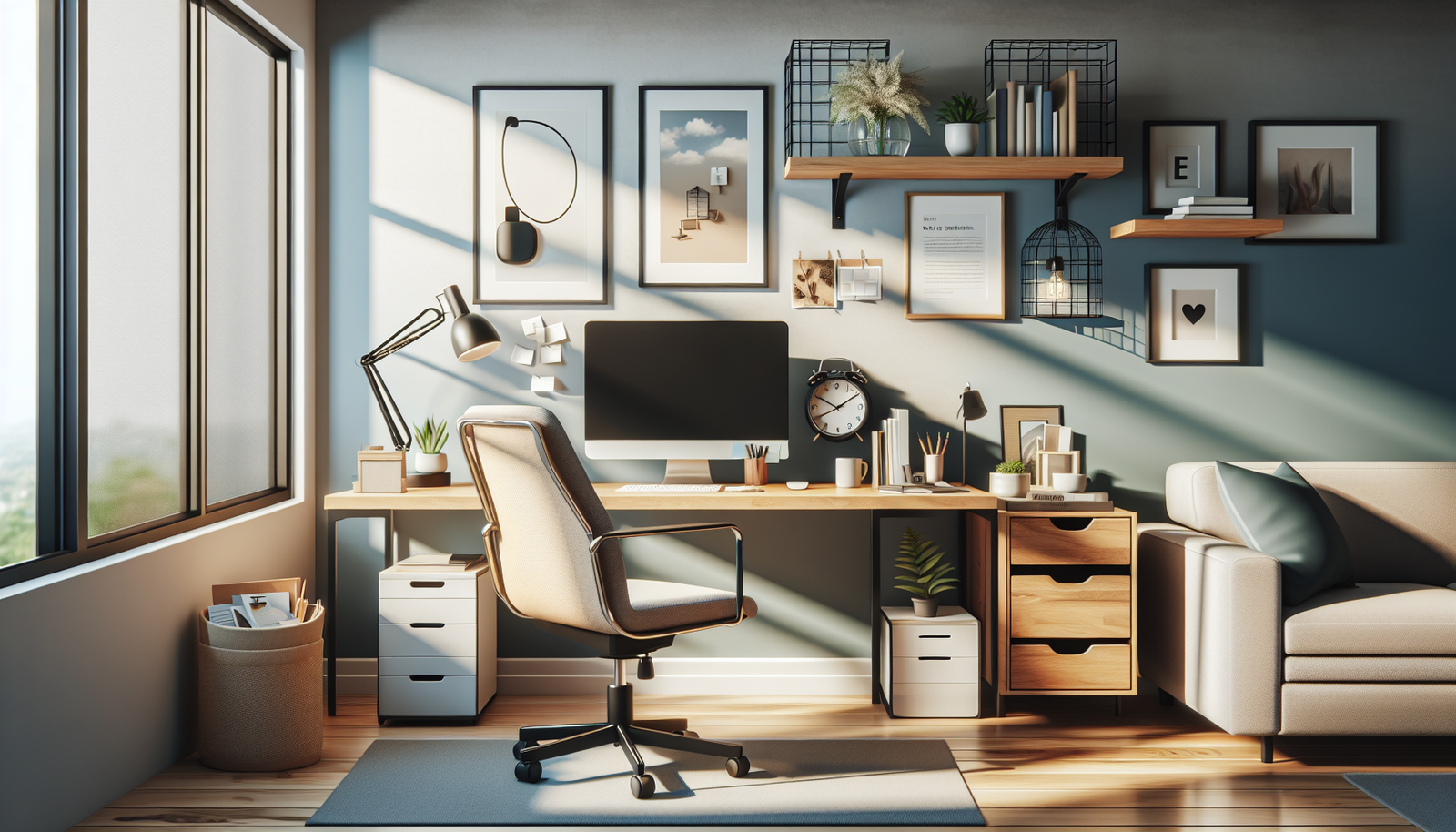Como montar um setup de home office ergonômico e produtivo.